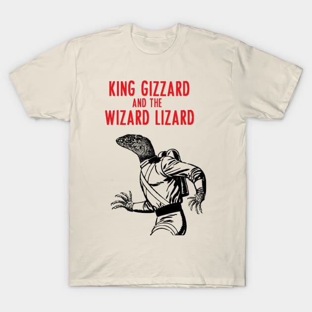 KING GIZZARD and the LIZARD WIZARD T-Shirt by Stubbs Letterpress